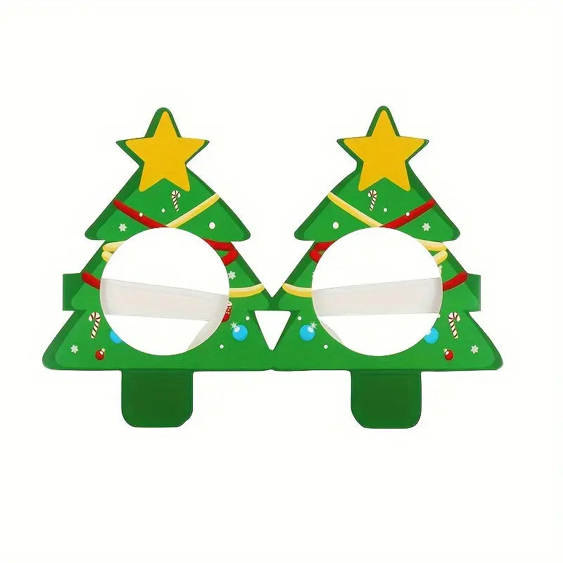 9pcs Festive Christmas Glasses