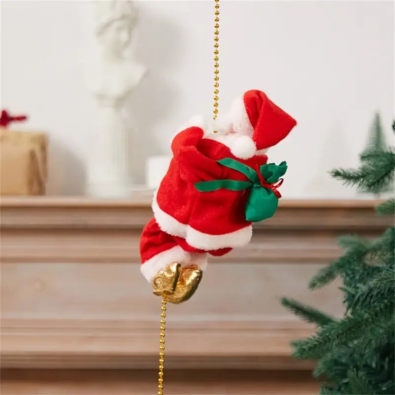 1pcs Creative Christmas Decorations Electric Climbing Ladder