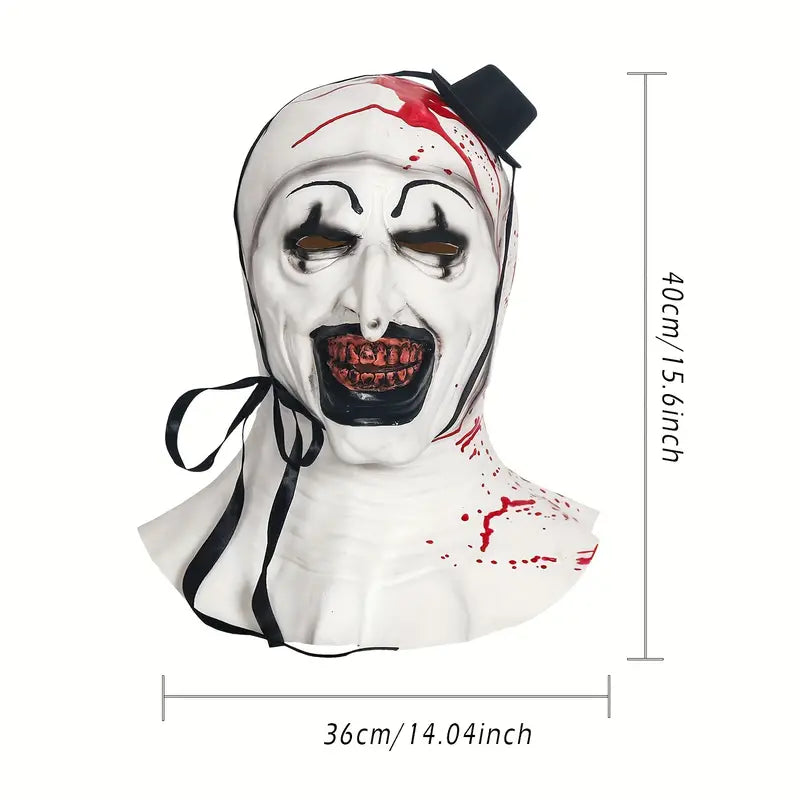 Scary Halloween Cosplay Terrifier Art The Clown Mask Costume Accessory