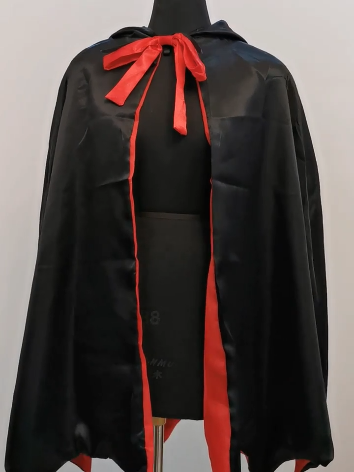 Halloween Devil Costume Set with Vampire Cape and Trident